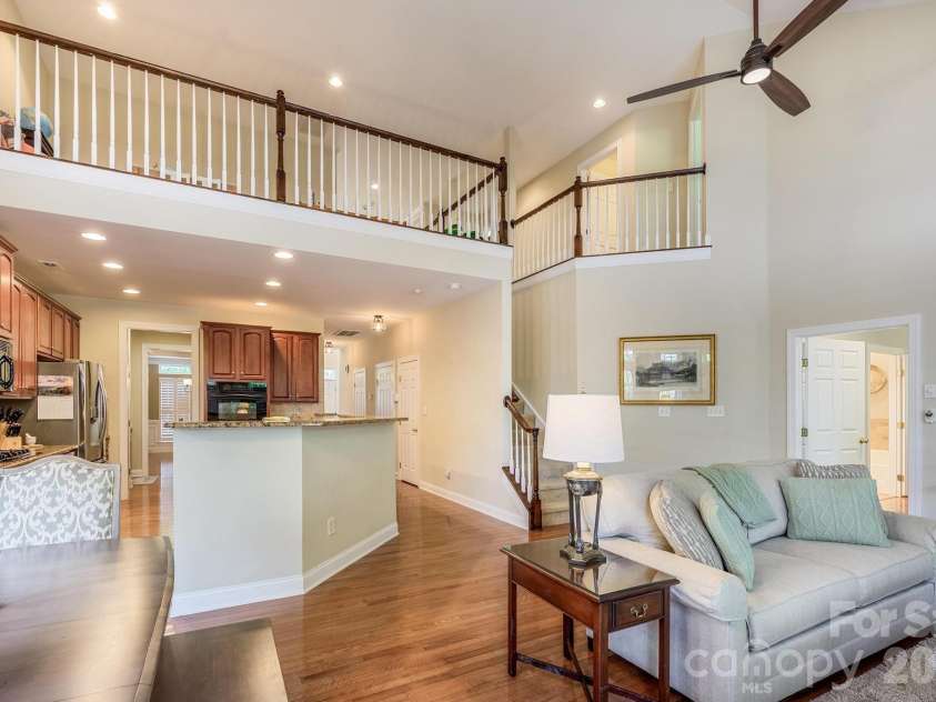 10211 Linksland Drive, Huntersville, NC 28078.  MLS# CAR4411684, YatesRealty ID 43740. Second story loft. Vaulted ceiling.