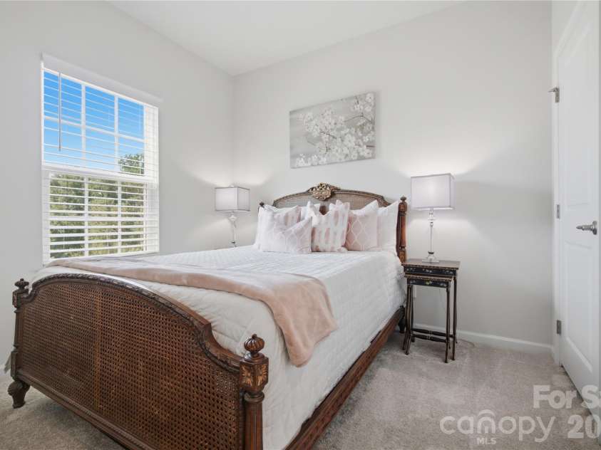 4014 Edenborn Lane, Charlotte, NC 28208.  MLS# CAR4406016, YatesRealty ID 43742. Bedroom #2 large enough for a queen bed.