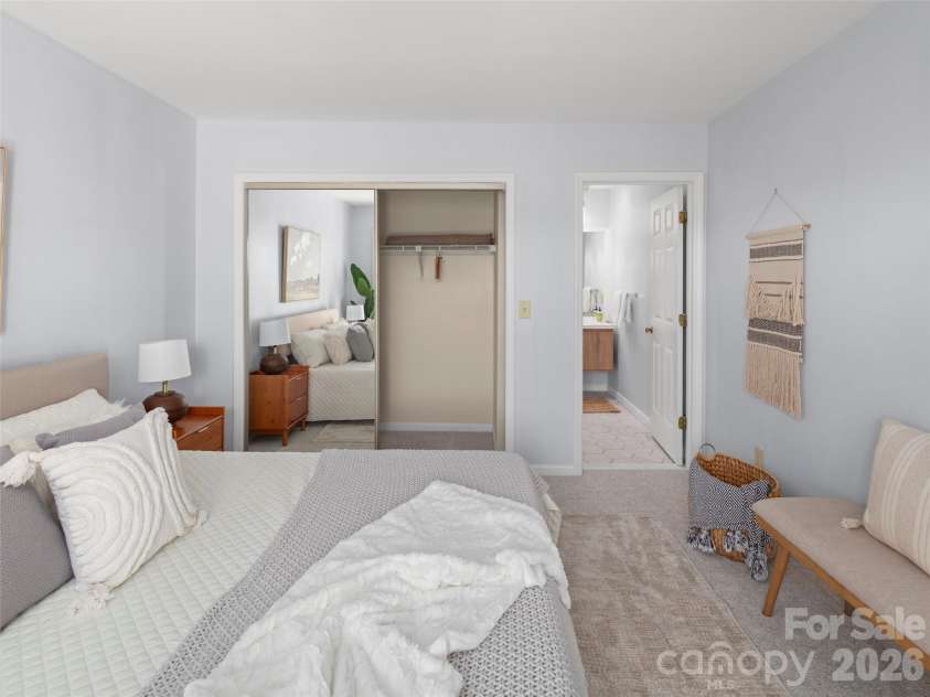 432 Windswept Drive, Asheville, NC 28801.  MLS# CAR4353750, YatesRealty ID 4375. Primary Bedroom