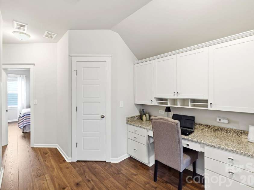 1941 Felts Parkway, Fort Mill, SC 29715.  MLS# CAR4403790, YatesRealty ID 43757. Computer niche on second level with built-in storage