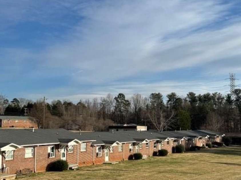 3309 Clarence Towery Circle, Hildebran, NC 28637.  MLS# CAR4352691, YatesRealty ID 4376. Front/ Street side of Building