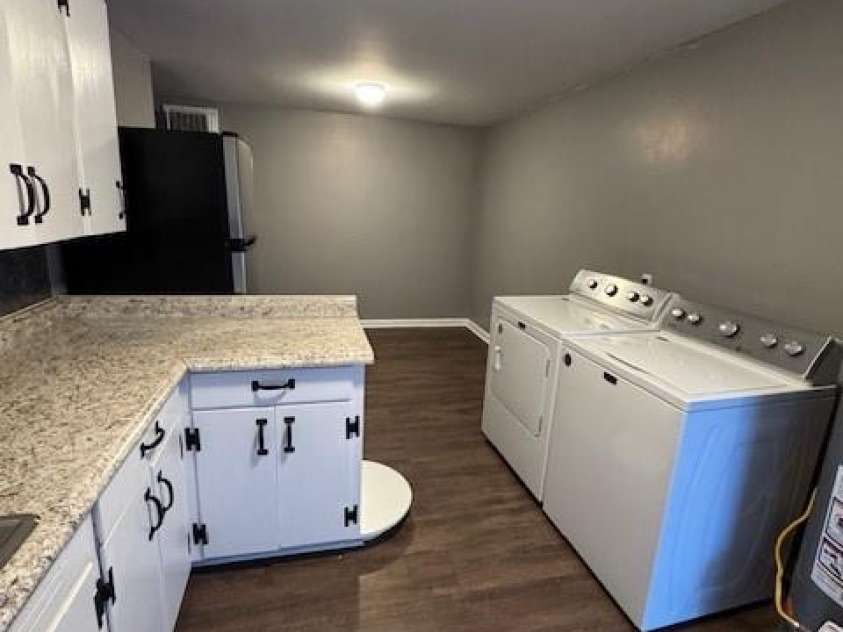 3309 Clarence Towery Circle, Hildebran, NC 28637.  MLS# CAR4352691, YatesRealty ID 4376. Kitchen/ Laundry area
