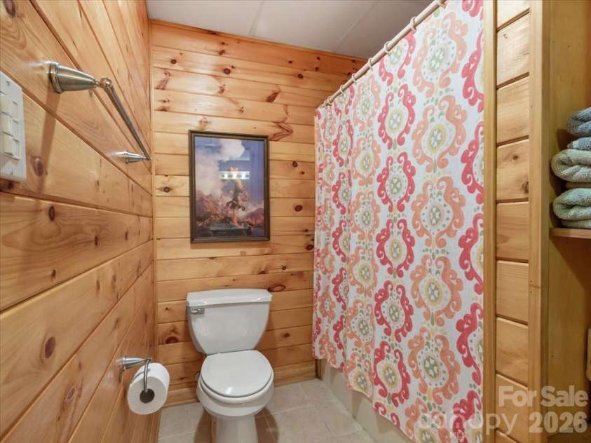 386 Madison Heights Drive, Marshall, NC 28753.  MLS# CAR4411731, YatesRealty ID 43767. Bathroom- finished basement