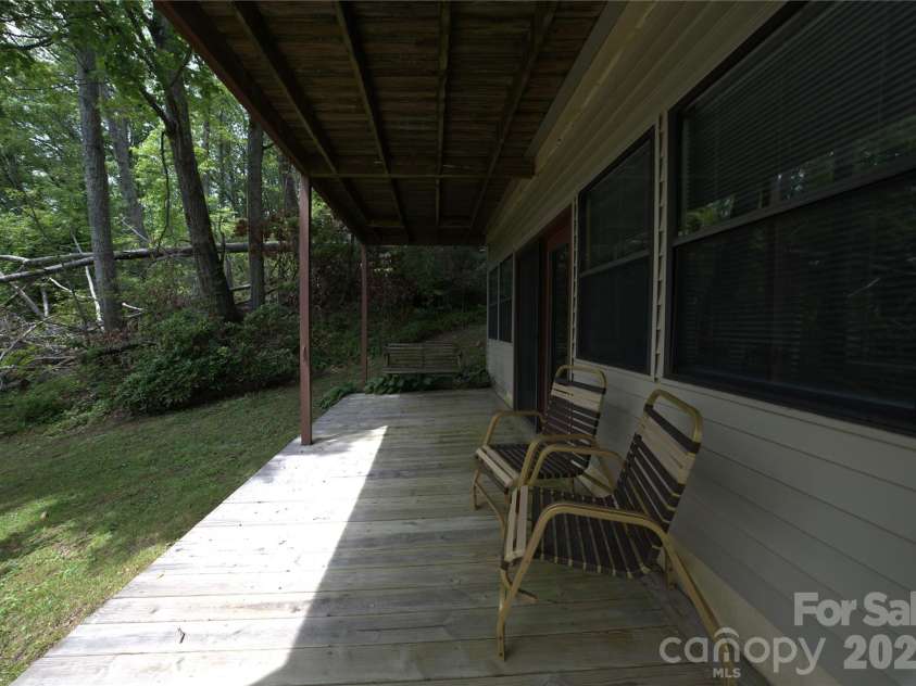 218 McGuffey Ridge Road, Gerton, NC 28735.  MLS# CAR4414157, YatesRealty ID 43771. Bottom Deck