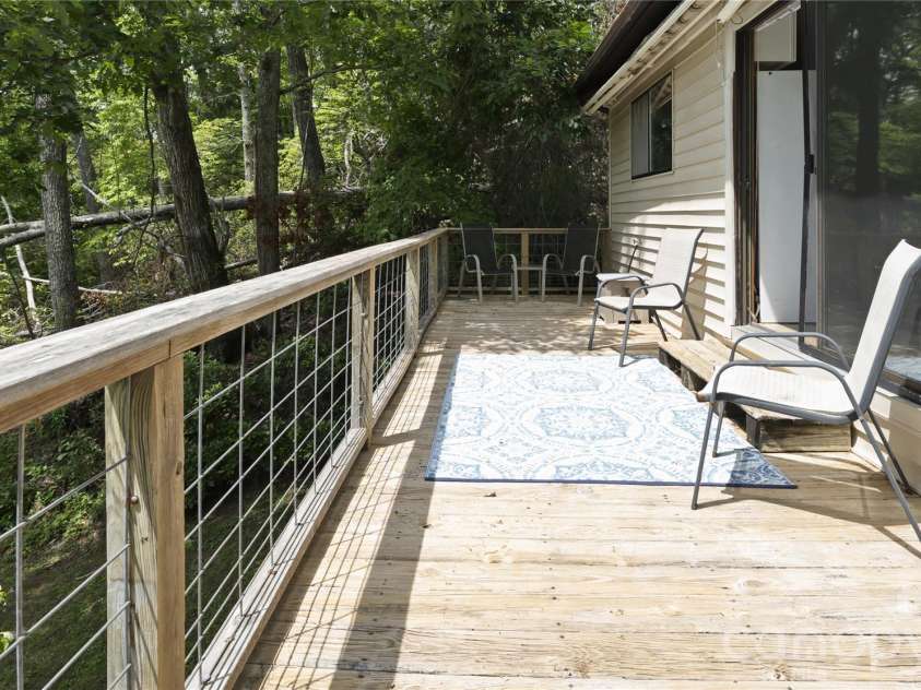 218 McGuffey Ridge Road, Gerton, NC 28735.  MLS# CAR4414157, YatesRealty ID 43771. Top Deck