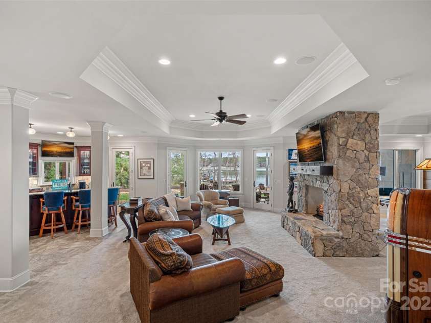 130 Brick Kiln Way, Mooresville, NC 28117.  MLS# CAR4232035, YatesRealty ID 4378. Basement Recreational Area