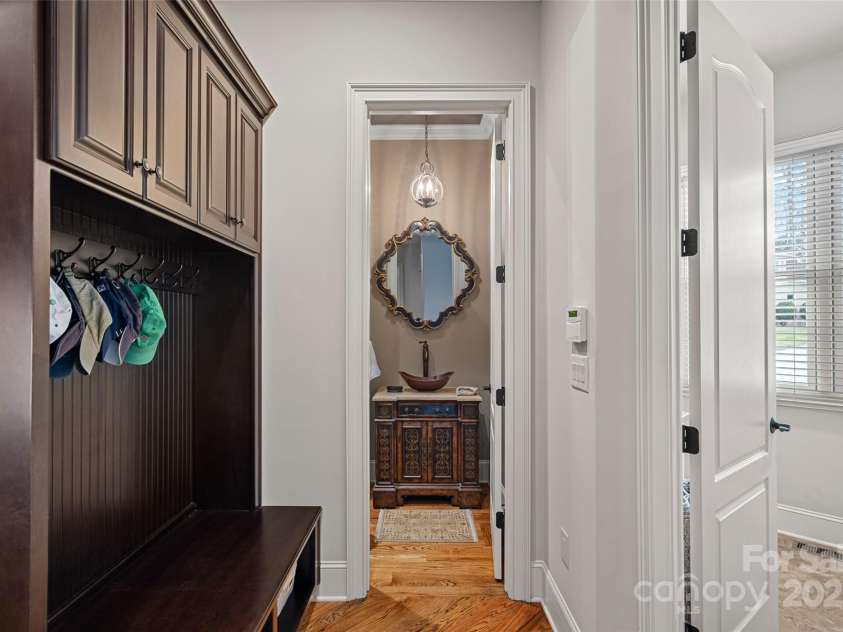 130 Brick Kiln Way, Mooresville, NC 28117.  MLS# CAR4232035, YatesRealty ID 4378. Drop Zone, Powder Room, and Laundry Room