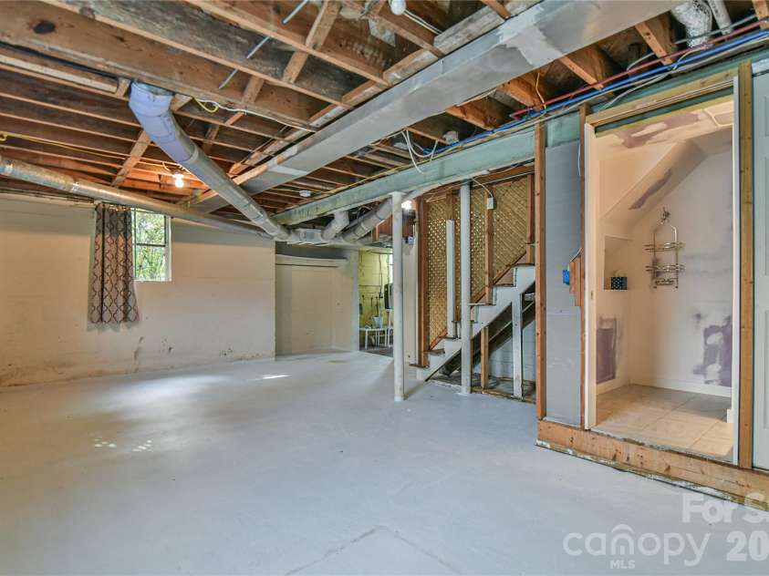 64 Arthur Road, Asheville, NC 28806.  MLS# CAR4411808, YatesRealty ID 43780. Partial bath in basement