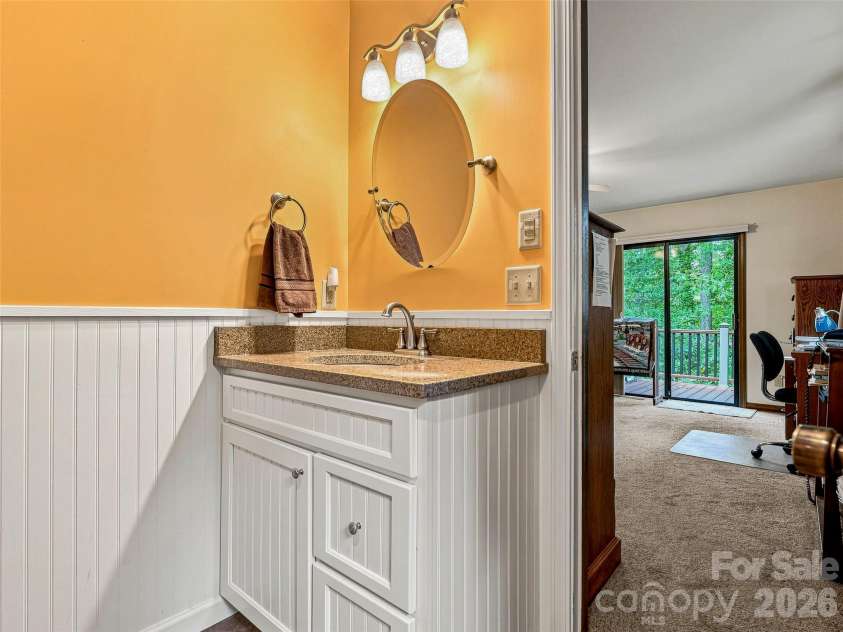 201 Valeria Lane, Pisgah Forest, NC 28768.  MLS# CAR4413829, YatesRealty ID 43787. Primary Bath