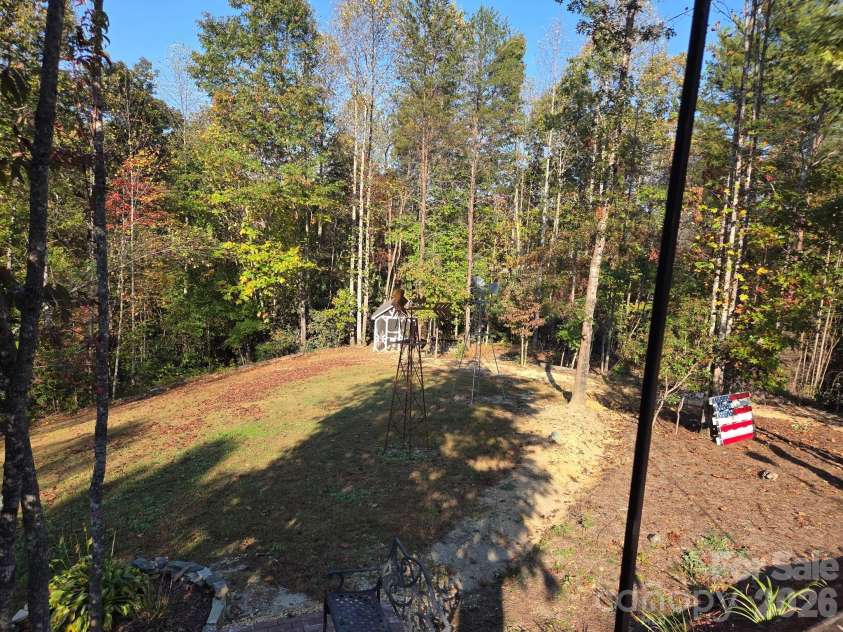 295 Idlewood Drive, Marion, NC 28752.  MLS# CAR4412940, YatesRealty ID 43791. Backyard