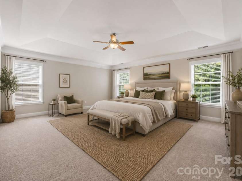 9513 Seamill Road, Charlotte, NC 28278.  MLS# CAR4408705, YatesRealty ID 43794. Primary bedroom