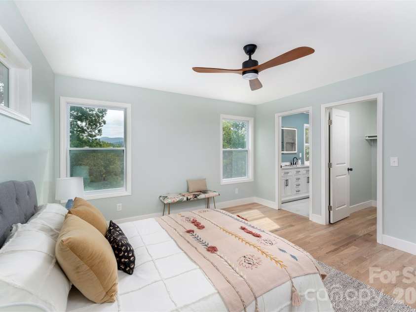 12 Crestfield Avenue, Woodfin, NC 28804.  MLS# CAR4412835, YatesRealty ID 43799. Looking into ensuite bath