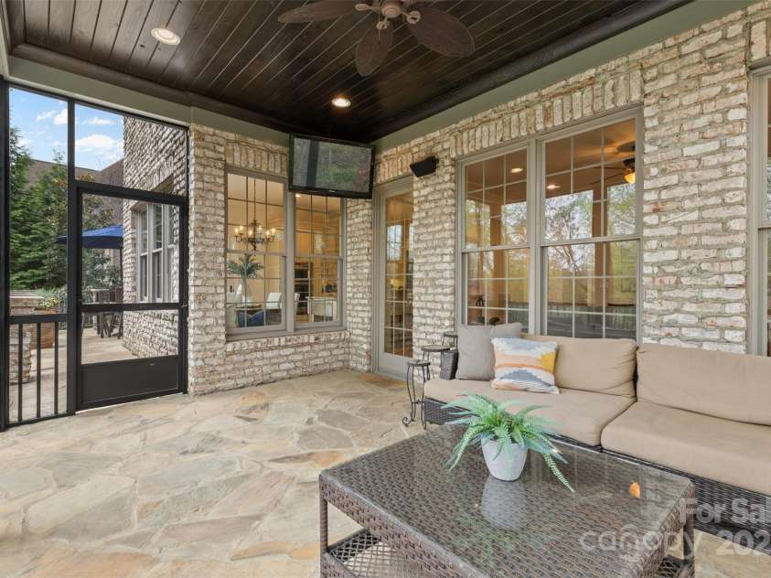 1313 Lookout Circle, Waxhaw, NC 28173.  MLS# CAR4237148, YatesRealty ID 4380. Screened porch off of family room & kitchen area
