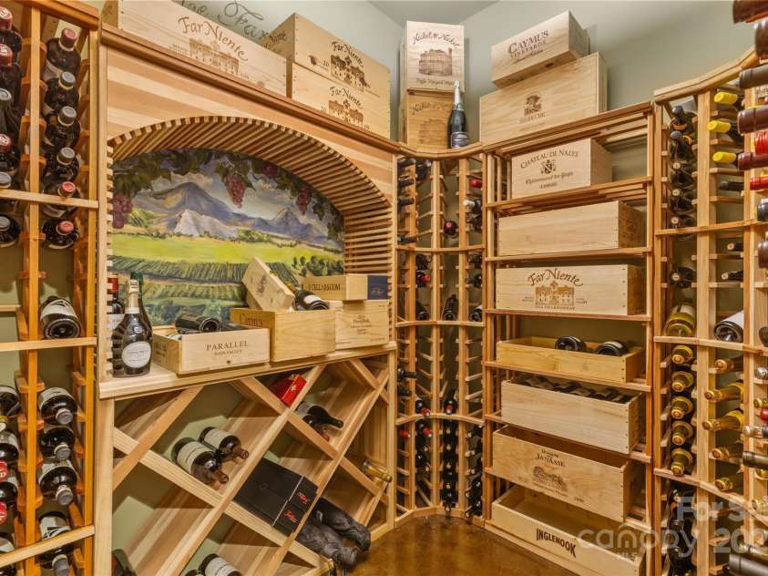 1313 Lookout Circle, Waxhaw, NC 28173.  MLS# CAR4237148, YatesRealty ID 4380. Wine cellar