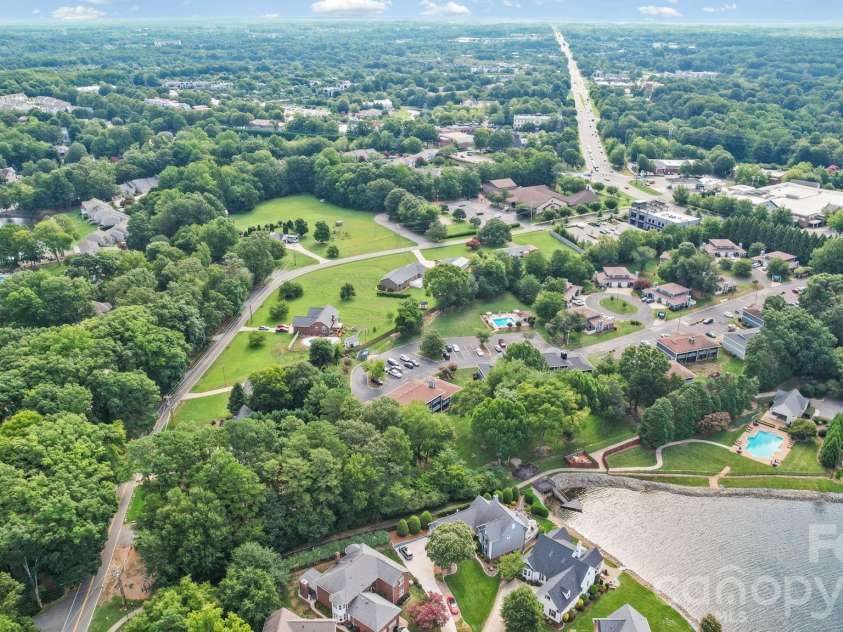 7500 Woods Lane, Cornelius, NC 28031.  MLS# CAR4413379, YatesRealty ID 43800. Aerial View