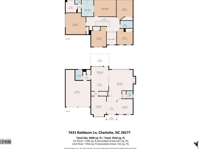 7633 Rathburn Lane, Charlotte, NC 28277.  MLS# CAR4411493, YatesRealty ID 43808. 