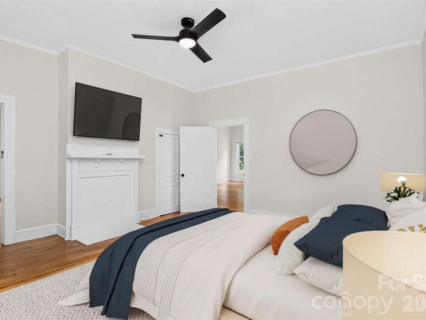58 Skipwith Street, Concord, NC 28025.  MLS# CAR4413549, YatesRealty ID 43818. Bedroom #1 (virtually staged)