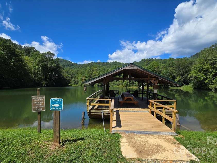 288 Long Ridge Road, Old Fort, NC 28762.  MLS# CAR4297306, YatesRealty ID 4382. Community Dock at Lake George