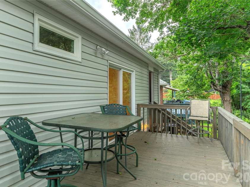 3 Enka Oak Street, Candler, NC 28715.  MLS# CAR4404679, YatesRealty ID 43820. Back deck