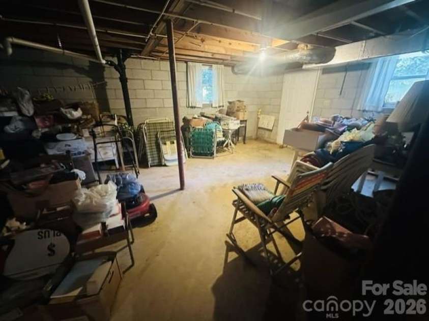 1424 Post Road, Shelby, NC 28150.  MLS# CAR4413772, YatesRealty ID 43824. Basement