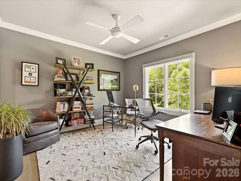 2820 Irby Drive, Charlotte, NC 28209.  MLS# CAR4413472, YatesRealty ID 43825. Bedroom 3/Office