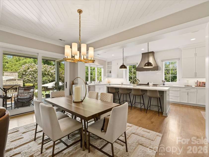 2820 Irby Drive, Charlotte, NC 28209.  MLS# CAR4413472, YatesRealty ID 43825. Dining Area