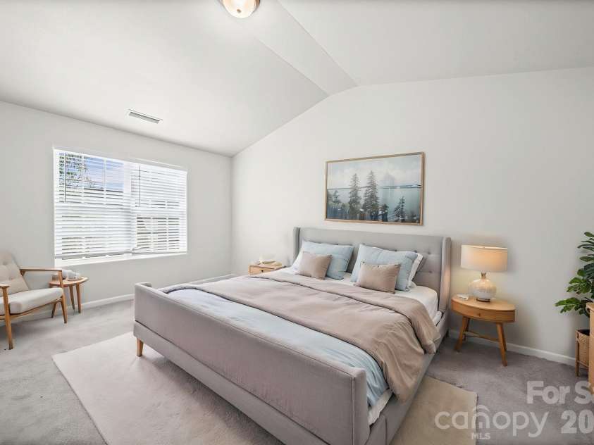 6013 Vista Woods Lane, Charlotte, NC 28215.  MLS# CAR4413340, YatesRealty ID 43842. Primary Bedroom - Virtually Staged