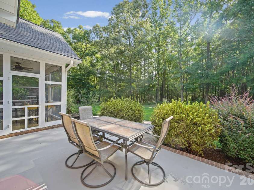 2806 Iveywood Drive, Monroe, NC 28110.  MLS# CAR4401882, YatesRealty ID 43851. Back patio