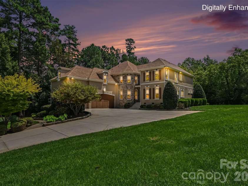 288 Indian Trail, Mooresville, NC 28117.  MLS# CAR4401881, YatesRealty ID 43852. Twilight