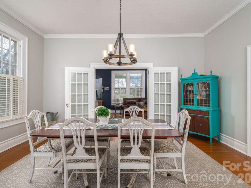 825 Hawthorne Road, Shelby, NC 28150.  MLS# CAR4355488, YatesRealty ID 4386. Dining room