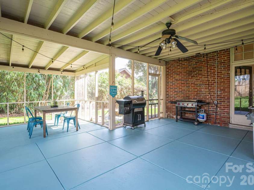 825 Hawthorne Road, Shelby, NC 28150.  MLS# CAR4355488, YatesRealty ID 4386. Screen patio