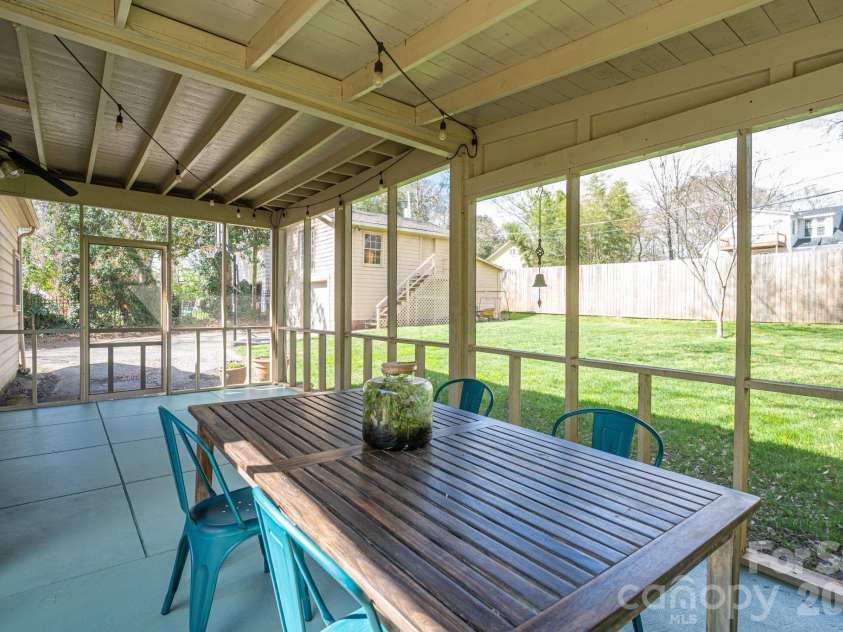 825 Hawthorne Road, Shelby, NC 28150.  MLS# CAR4355488, YatesRealty ID 4386. Screen patio