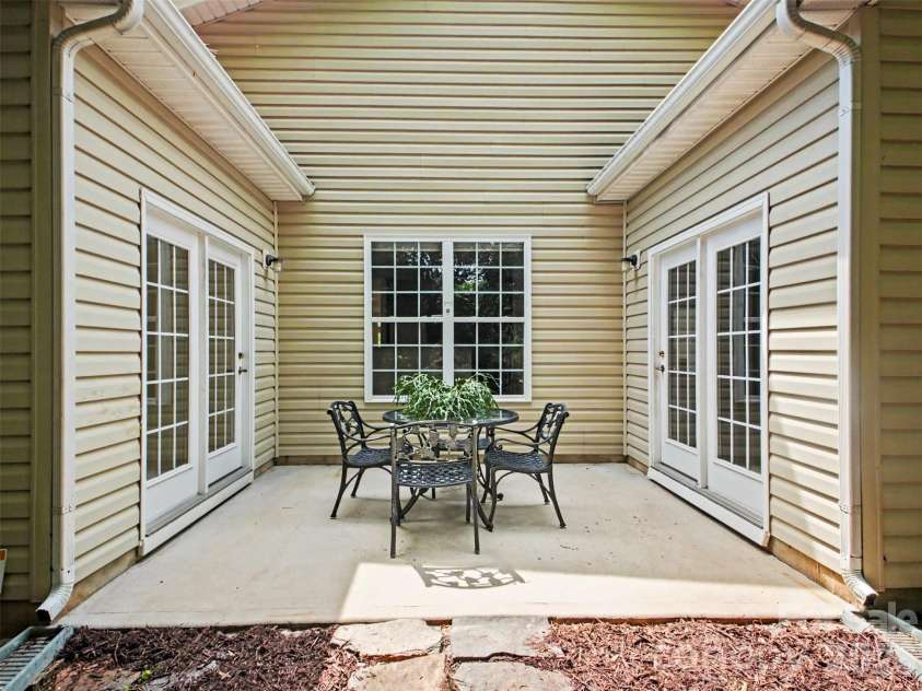 834 Platinum Drive, Fort Mill, SC 29708.  MLS# CAR4382795, YatesRealty ID 43860. Back Exterior Patio
