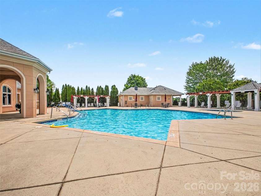 834 Platinum Drive, Fort Mill, SC 29708.  MLS# CAR4382795, YatesRealty ID 43860. Community Pool & Spa Area