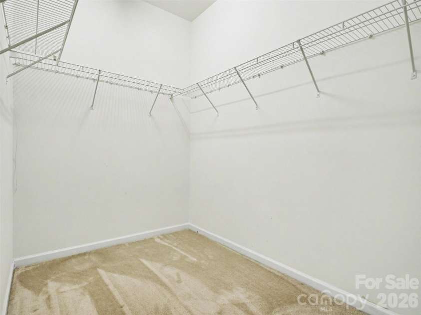 834 Platinum Drive, Fort Mill, SC 29708.  MLS# CAR4382795, YatesRealty ID 43860. Primary Bedroom Closet