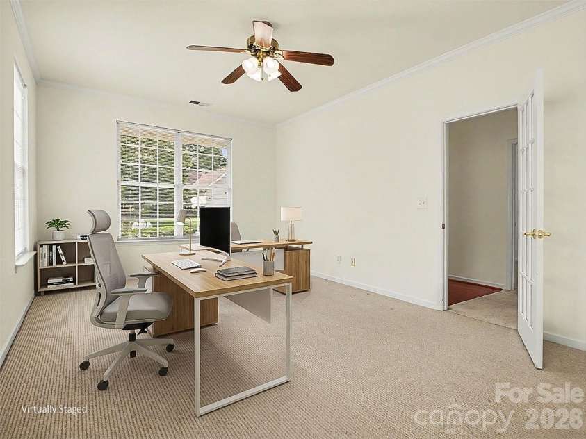 834 Platinum Drive, Fort Mill, SC 29708.  MLS# CAR4382795, YatesRealty ID 43860. Virtually Staged Flex Space