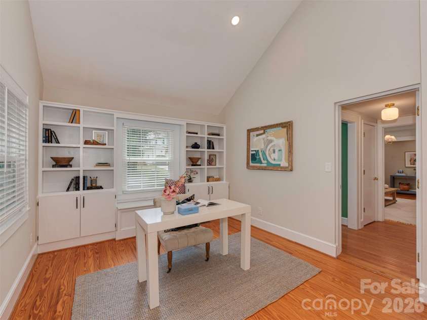 1323 Goodwin Avenue, Charlotte, NC 28205.  MLS# CAR4414214, YatesRealty ID 43861. Flex space could be home office or den.