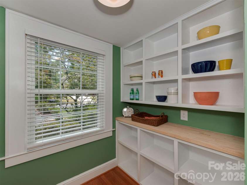 1323 Goodwin Avenue, Charlotte, NC 28205.  MLS# CAR4414214, YatesRealty ID 43861. Now this is what I call a Pantry!