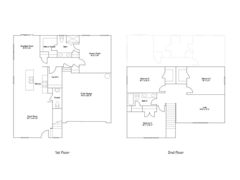 1839 Broom Maker Drive, Bessemer City, NC 28016.  MLS# CAR4413193, YatesRealty ID 43866. Browning Floorplan