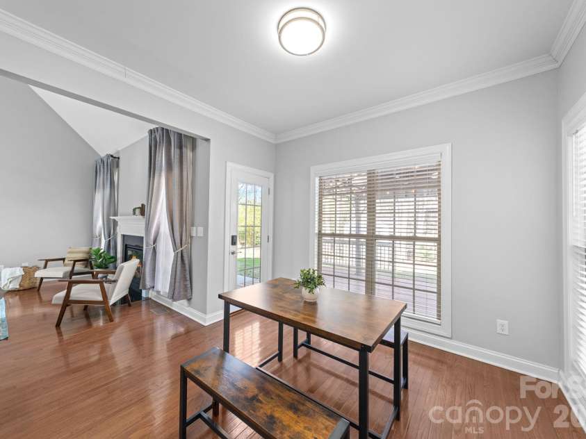 217 Edenshire Court, Indian Trail, NC 28079.  MLS# CAR4342987, YatesRealty ID 4387. Breakfast Room