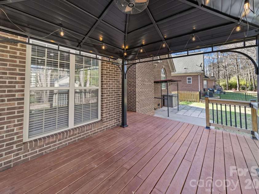 217 Edenshire Court, Indian Trail, NC 28079.  MLS# CAR4342987, YatesRealty ID 4387. Deck