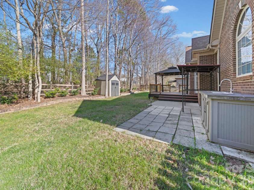 217 Edenshire Court, Indian Trail, NC 28079.  MLS# CAR4342987, YatesRealty ID 4387. Grilling Station/Patio