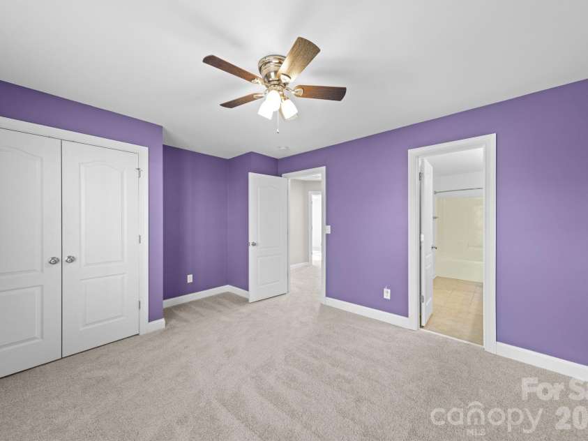 217 Edenshire Court, Indian Trail, NC 28079.  MLS# CAR4342987, YatesRealty ID 4387. Upstairs Bedroom 2