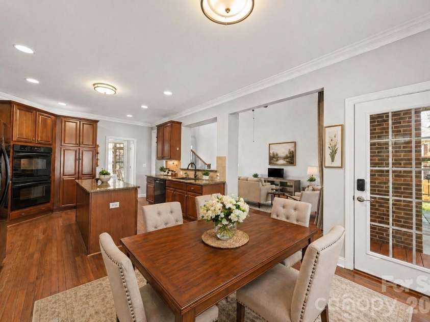 217 Edenshire Court, Indian Trail, NC 28079.  MLS# CAR4342987, YatesRealty ID 4387. Virtually Staged Breakfast and Kitchen