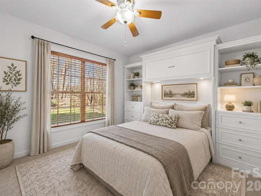217 Edenshire Court, Indian Trail, NC 28079.  MLS# CAR4342987, YatesRealty ID 4387. Virtually Staged Guest Room with Murphy Bed