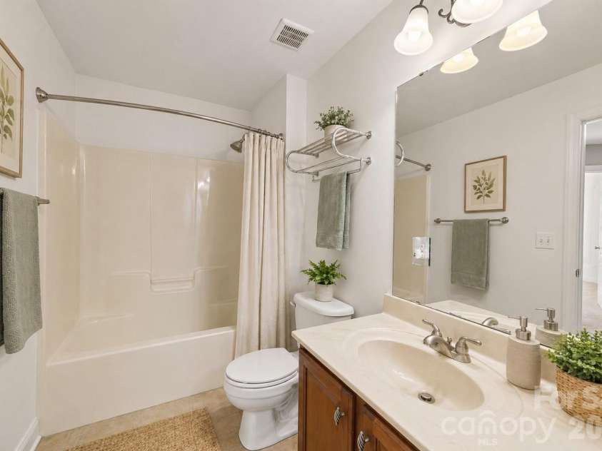217 Edenshire Court, Indian Trail, NC 28079.  MLS# CAR4342987, YatesRealty ID 4387. Virtually Staged Upstairs Full Bath