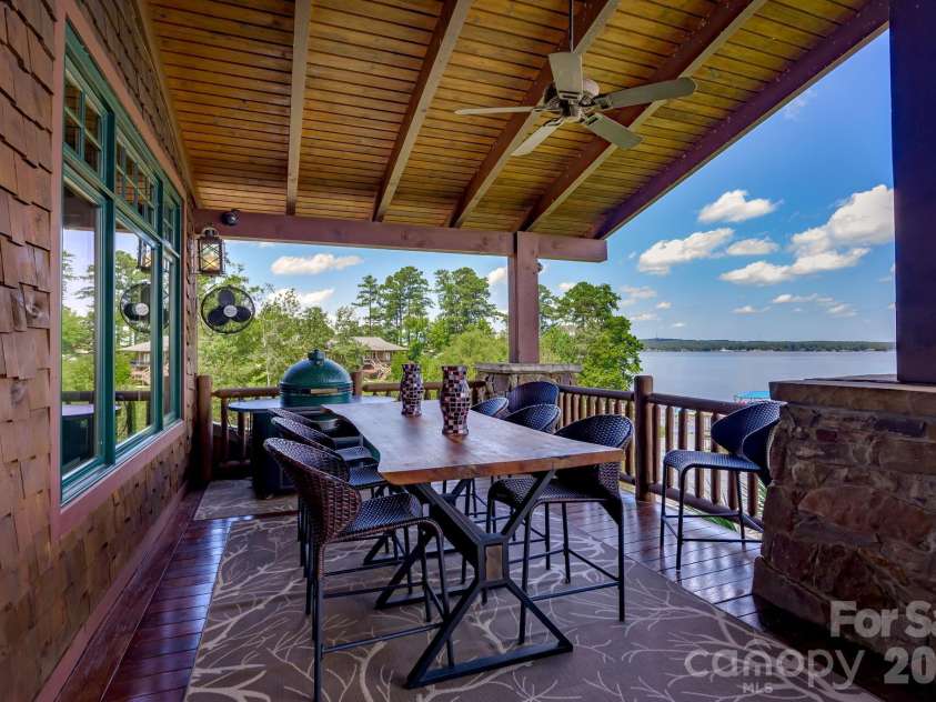 197 Smooth Rock Point, Ridgeway, SC 29130.  MLS# CAR4412081, YatesRealty ID 43870. Lake view Porch