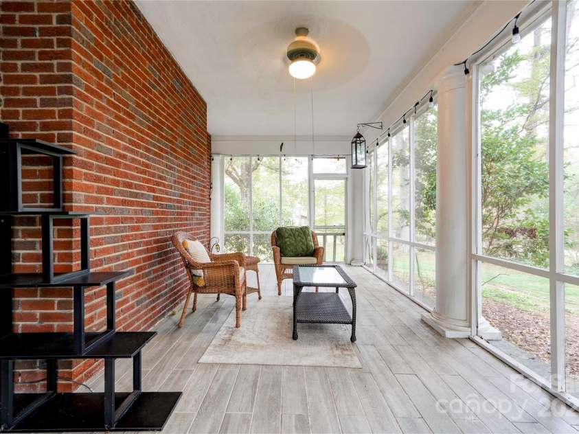 304 Belvedere Avenue, Shelby, NC 28150.  MLS# CAR4310966, YatesRealty ID 4389. Screened Porch