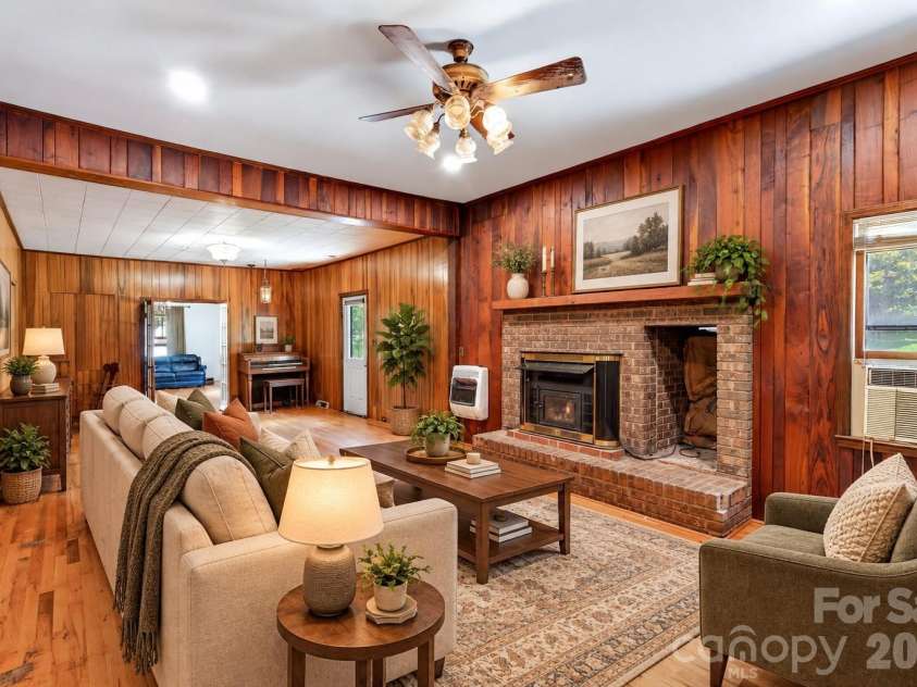 96 Huntsville Road, Marion, NC 28752.  MLS# CAR4413751, YatesRealty ID 43906. Virtually Staged Den Area