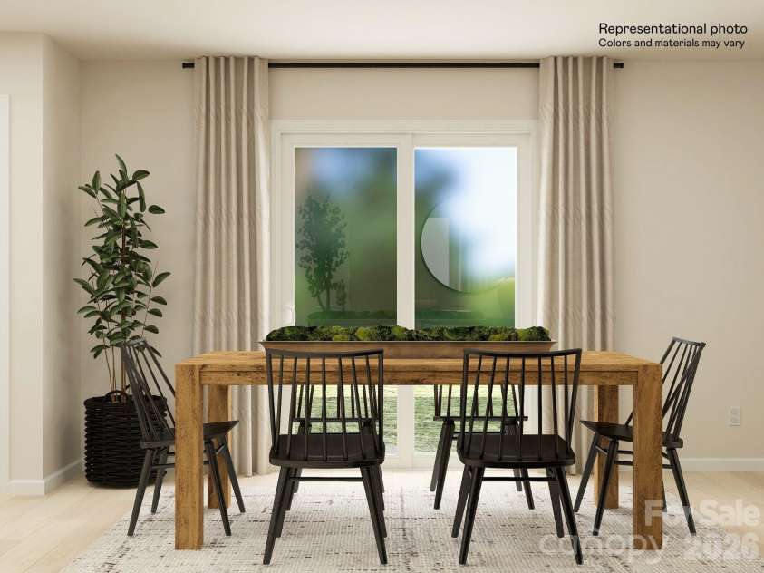 1838 Broom Maker Drive, Bessemer City, NC 28016.  MLS# CAR4414380, YatesRealty ID 43909. Dining Room